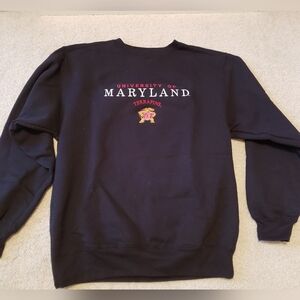 Jansport Black University of Maryland Logo Crewneck Sweatshirt